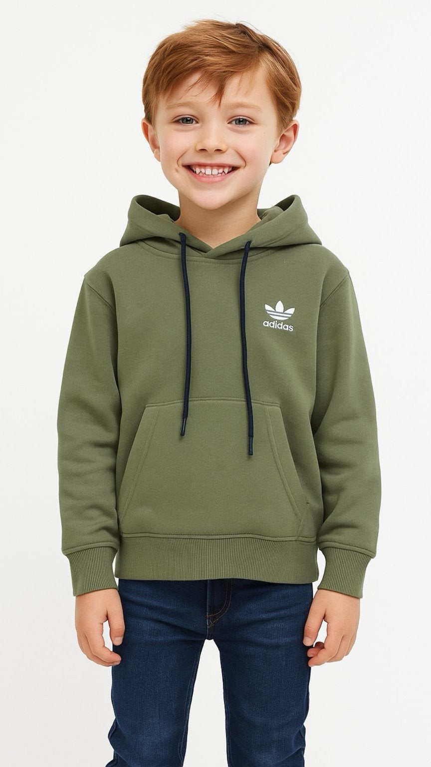 A-Kids Hoodie Olive Green