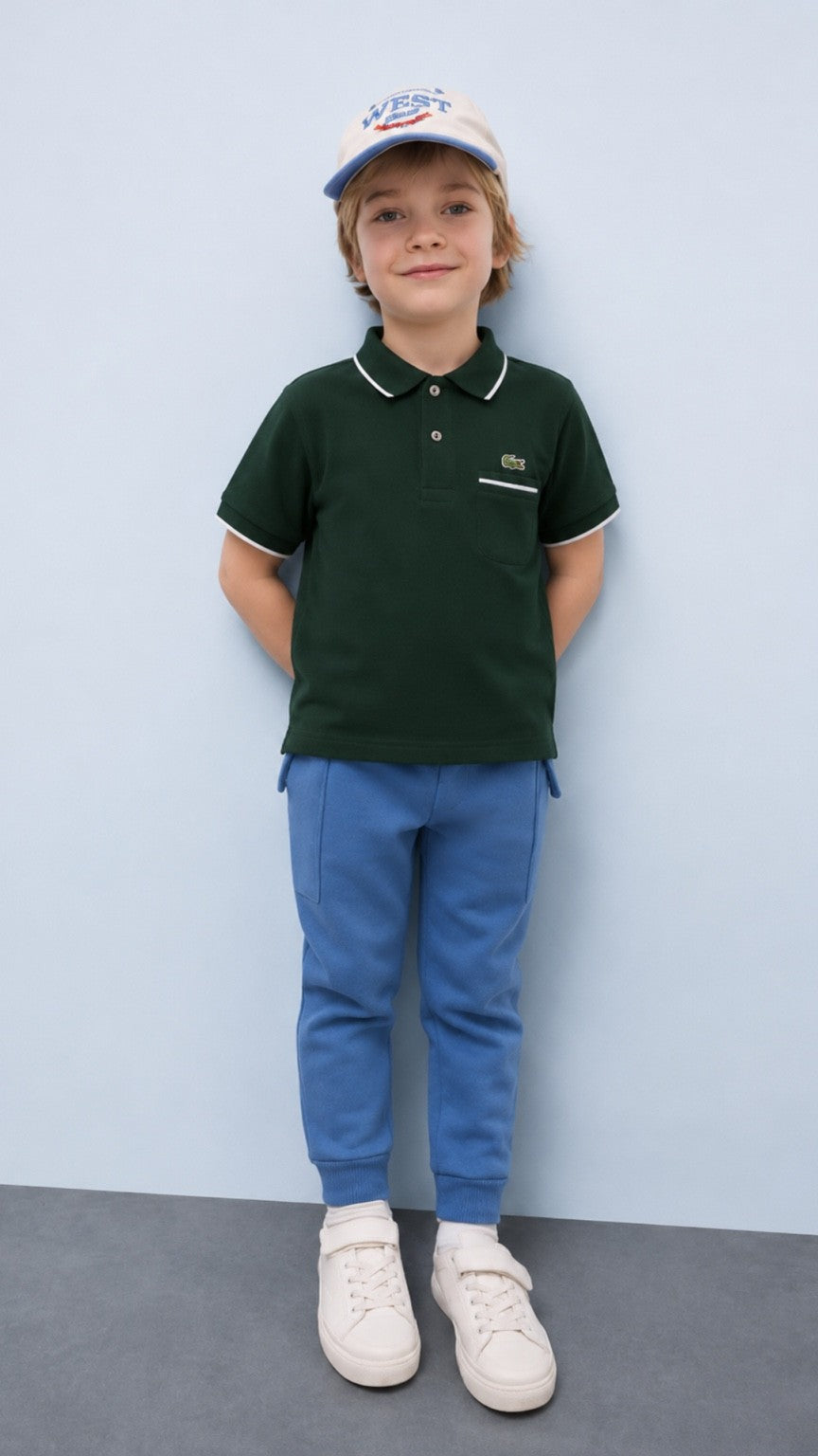 Kids Tip Green Classic Polo Shirt