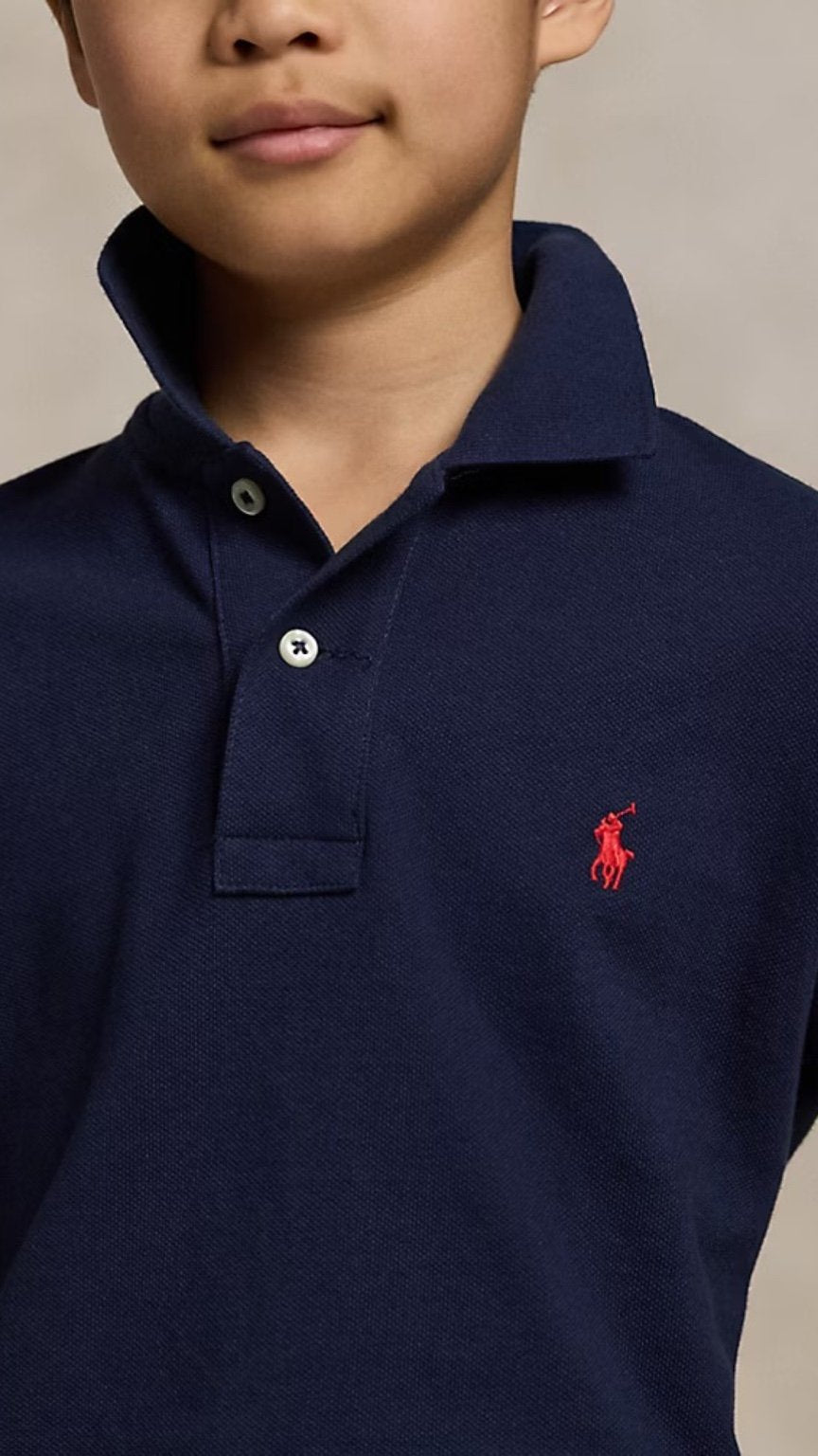 Kids Blue Classic Polo Shirt