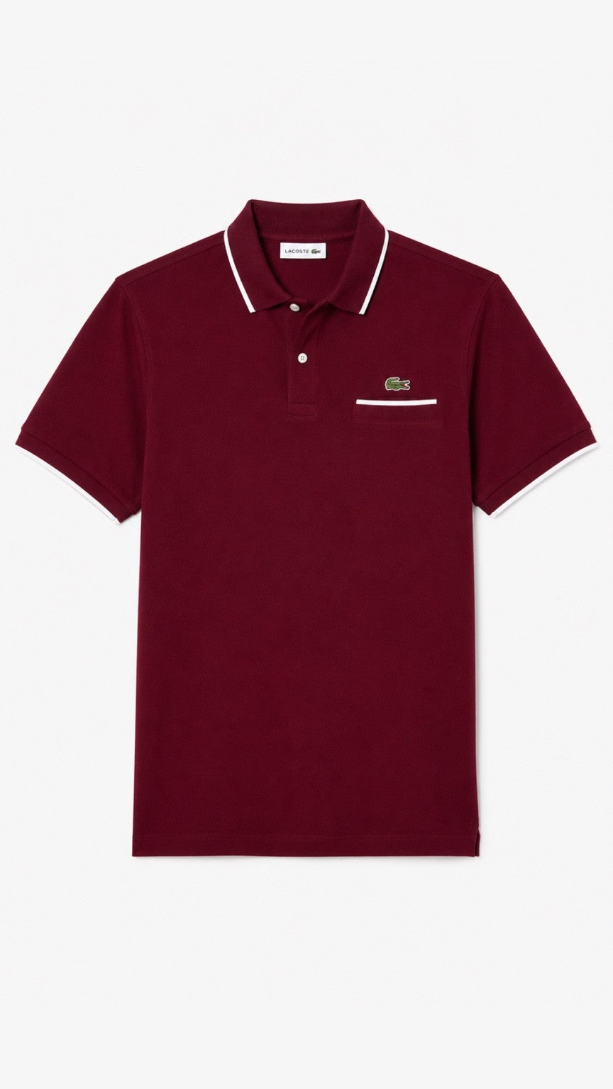 LT-Classic Mahroon Trim Polo