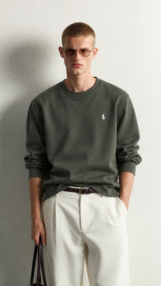 SP-Classic Sweat Shirt Olive