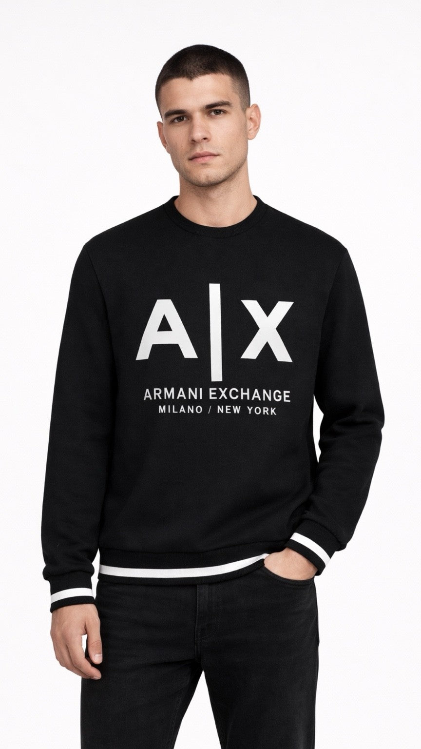 A-Tipping Sweatshirt Black