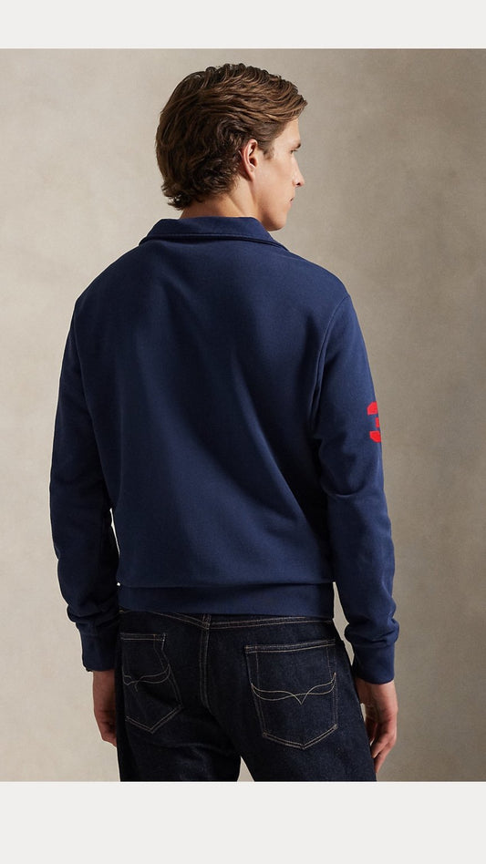 Triple-P Quarter Zipper Blue