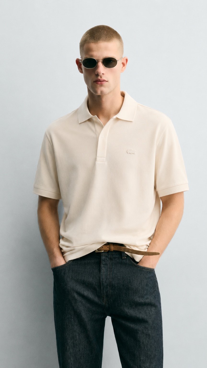 L-Essential Same Classic Polo Off White