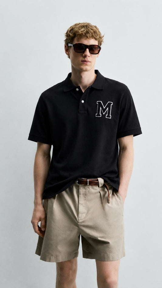 Mnclr-Signature Street Polo Black