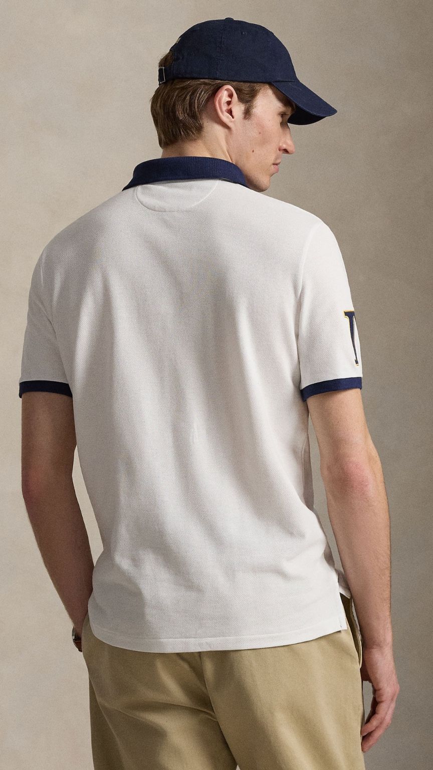 P-Polo Embroidery Shirt White