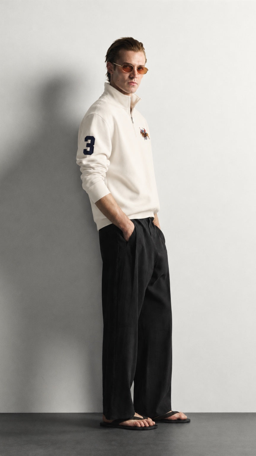Triple-P Imp Quarter Zipper Off White