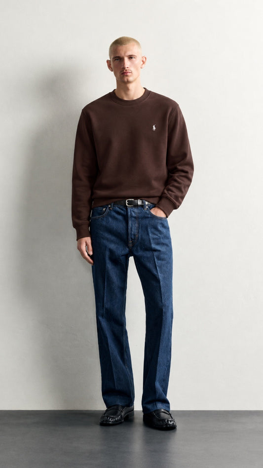 SP-Classic Sweat Shirt Brown