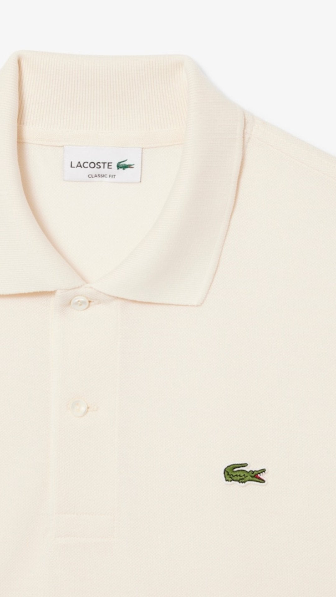 L-Essential Classic Polo Off-White