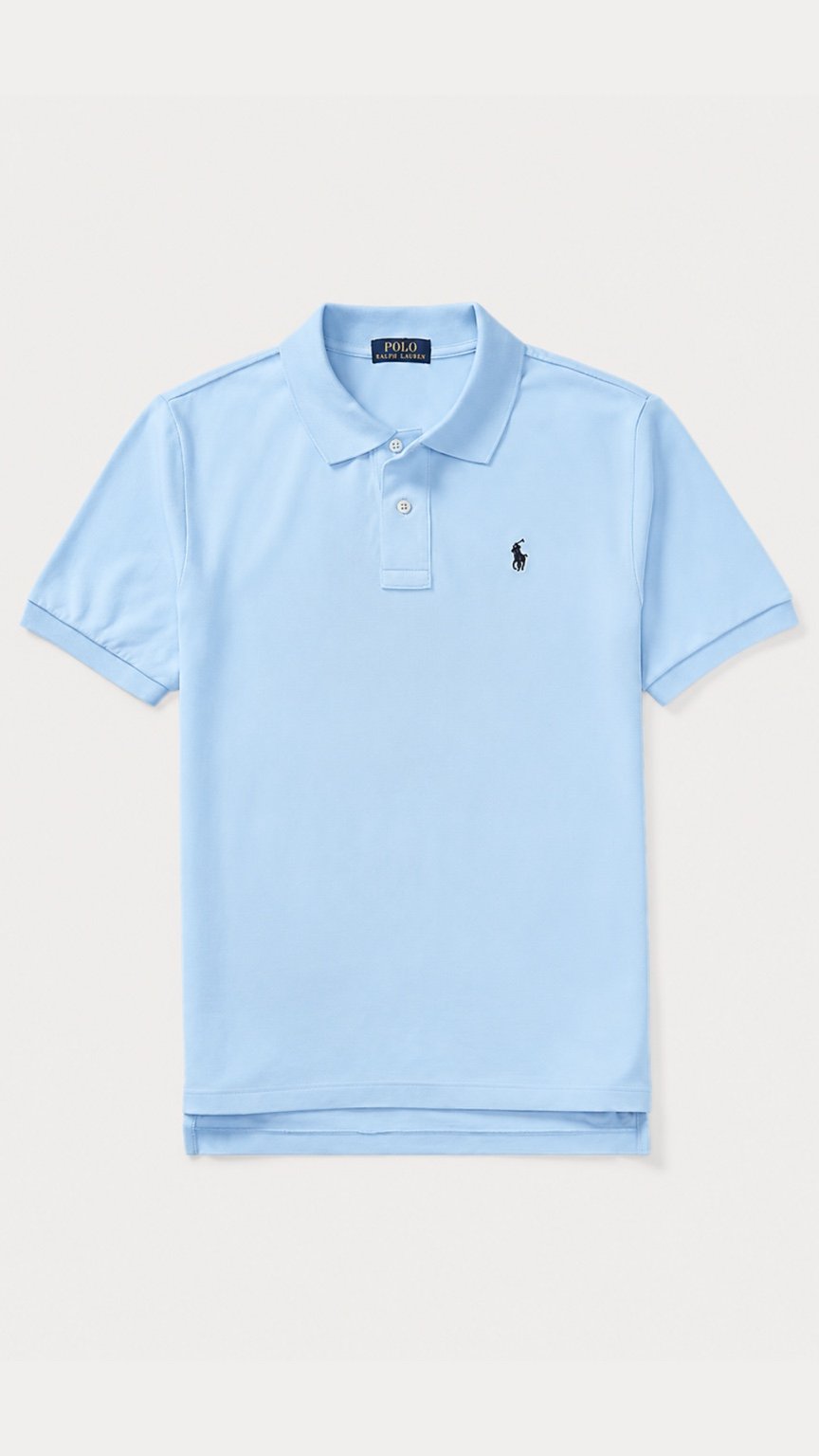 Kids Sky Blue Classic Polo Shirt