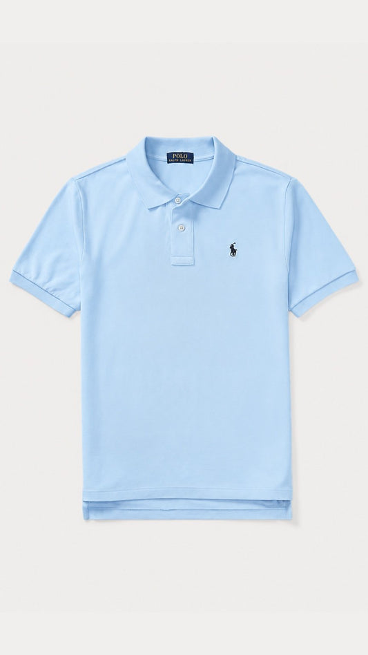 Kids Sky Blue Classic Polo Shirt