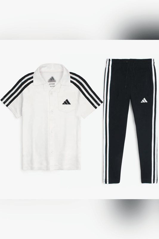 A-Premium Twinset White-Black