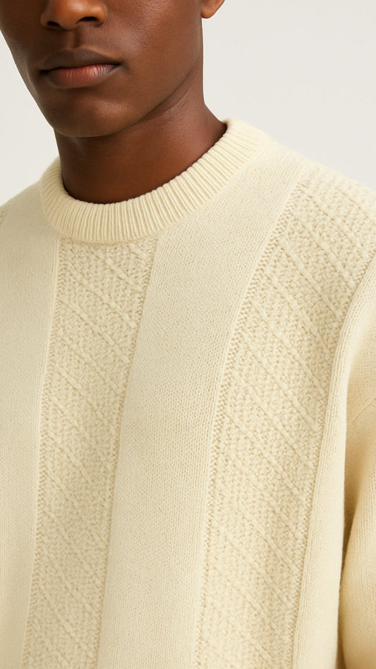 ZM-Premium Knitted Sweater Off-W