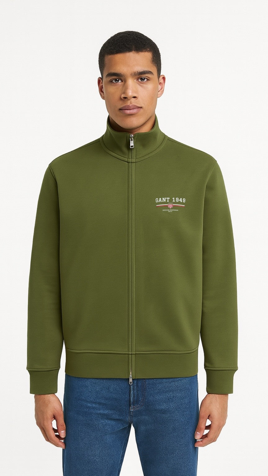 G-Exclusive Full Zipper Olive