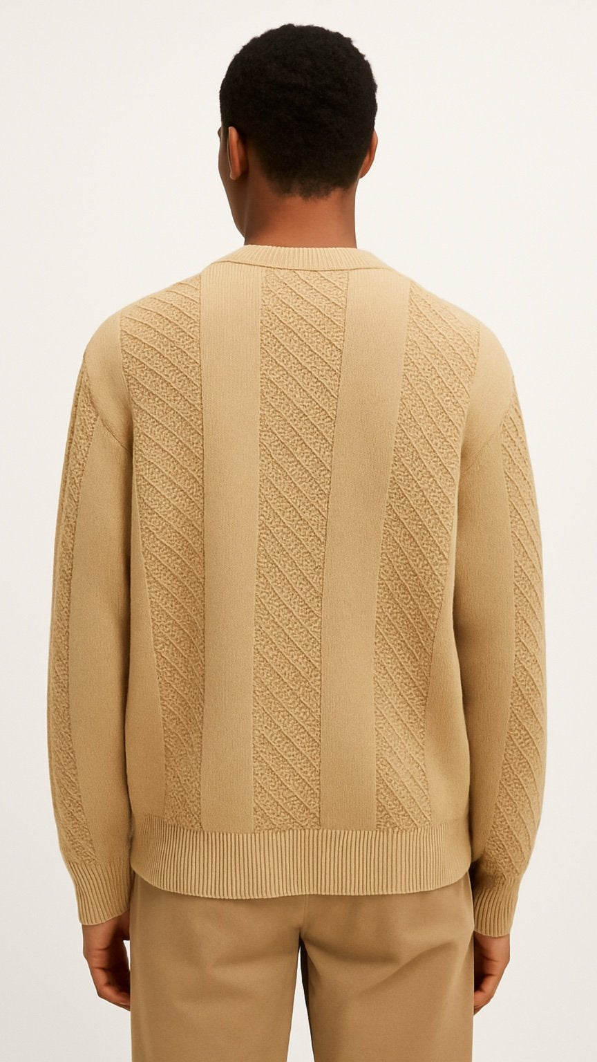 ZM-Premium Knitted Sweater Beige