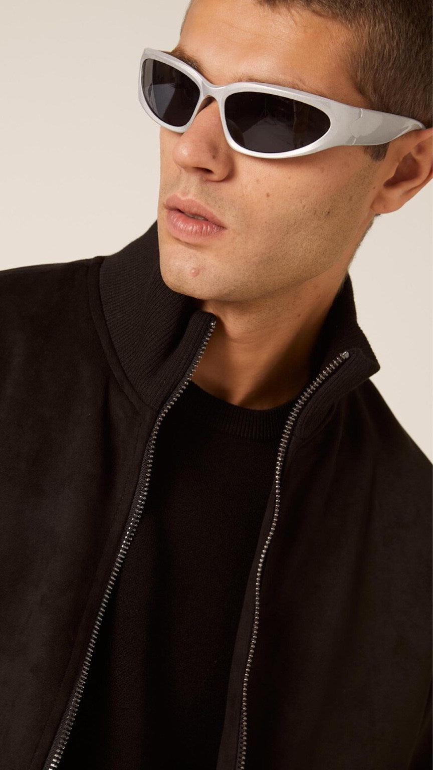 Z-Org Suede Jacket Black