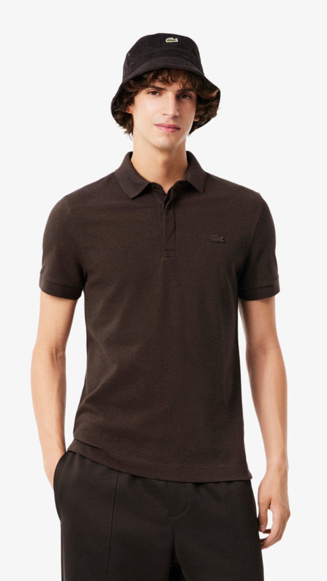 L-Essential Same Classic Polo Brown