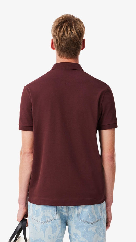 L-Essential Same Classic Polo Mahroon