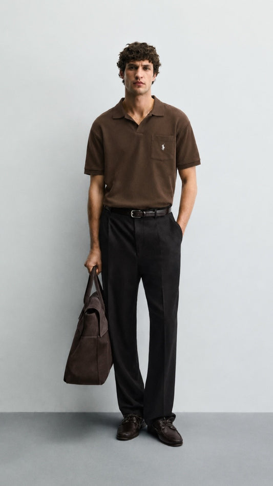 PP-Modern Classic Polo Brown