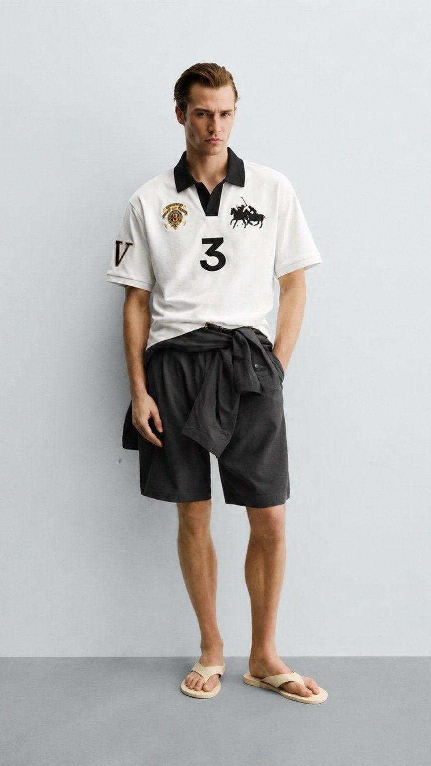 P-Polo Shirt 3 Edition White