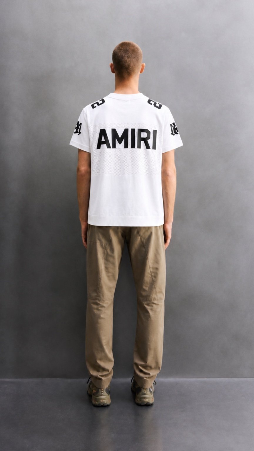 Premium Varsity 22 Mesh Tee – White