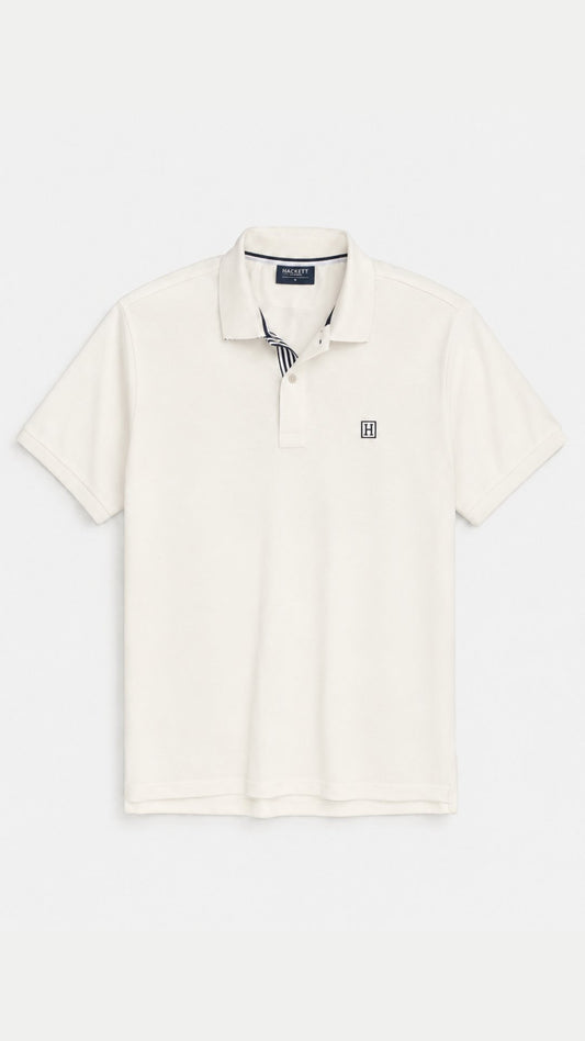 HT-Classic Collar Polo Off-White
