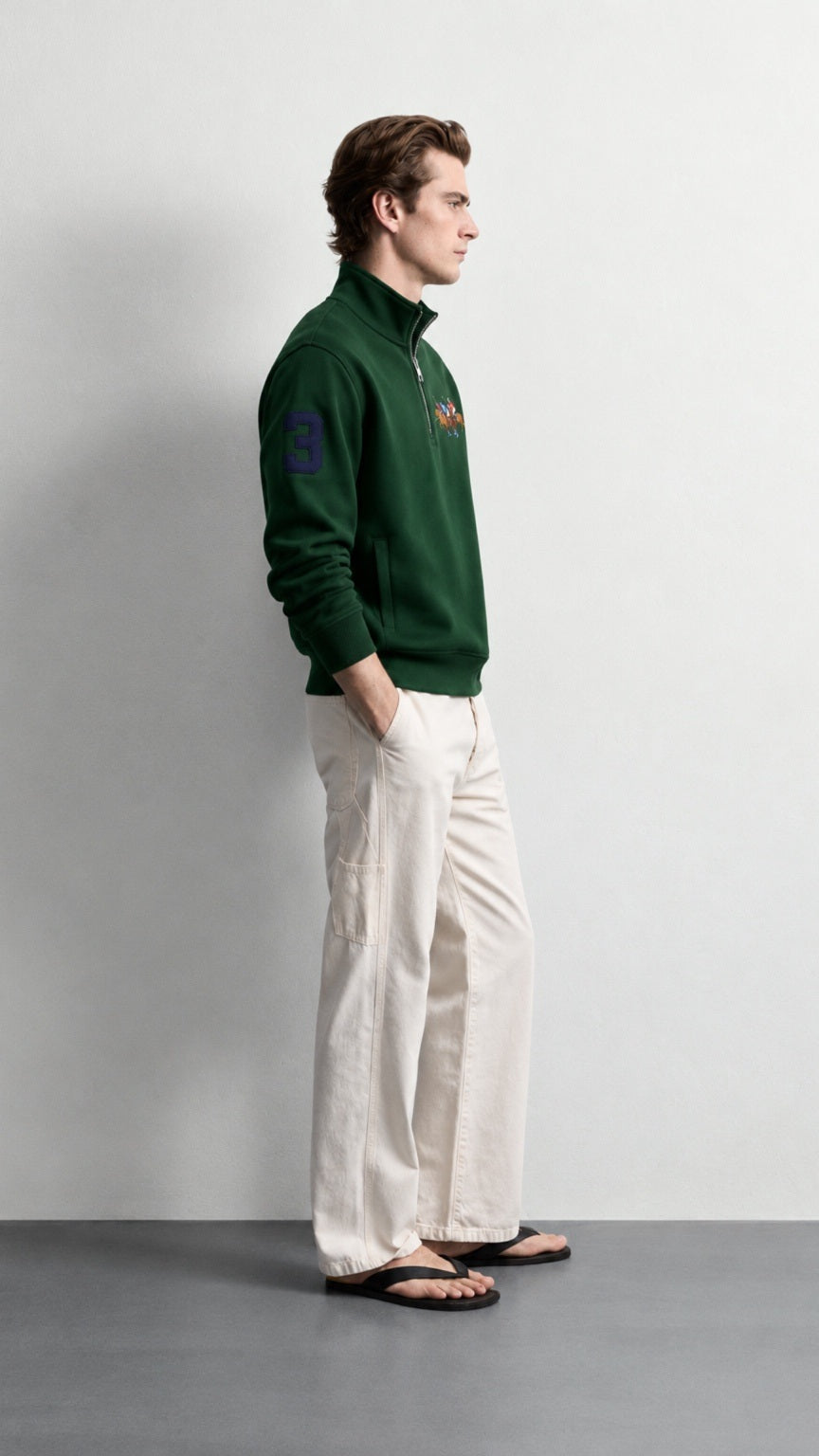 Triple-P Imp Quarter Zipper Green
