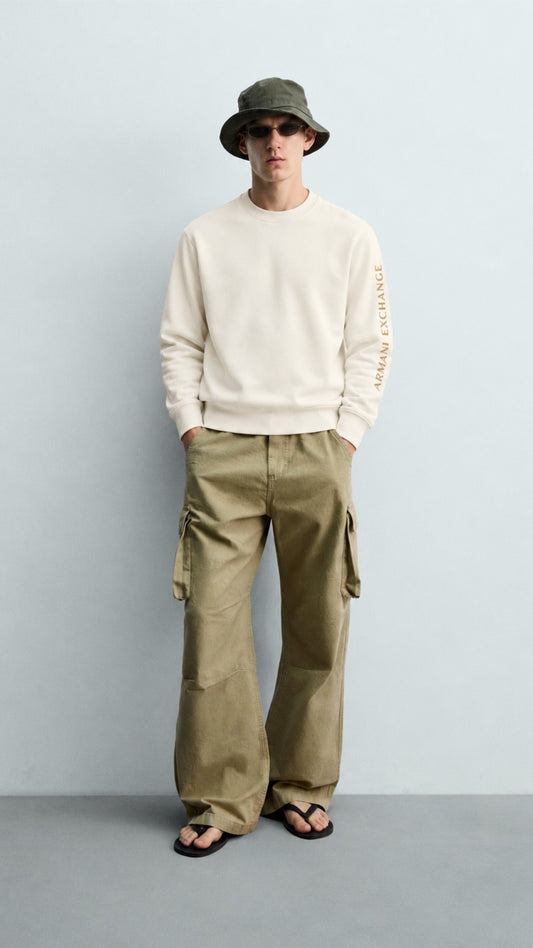 A-Essential Sweatshirt Stone