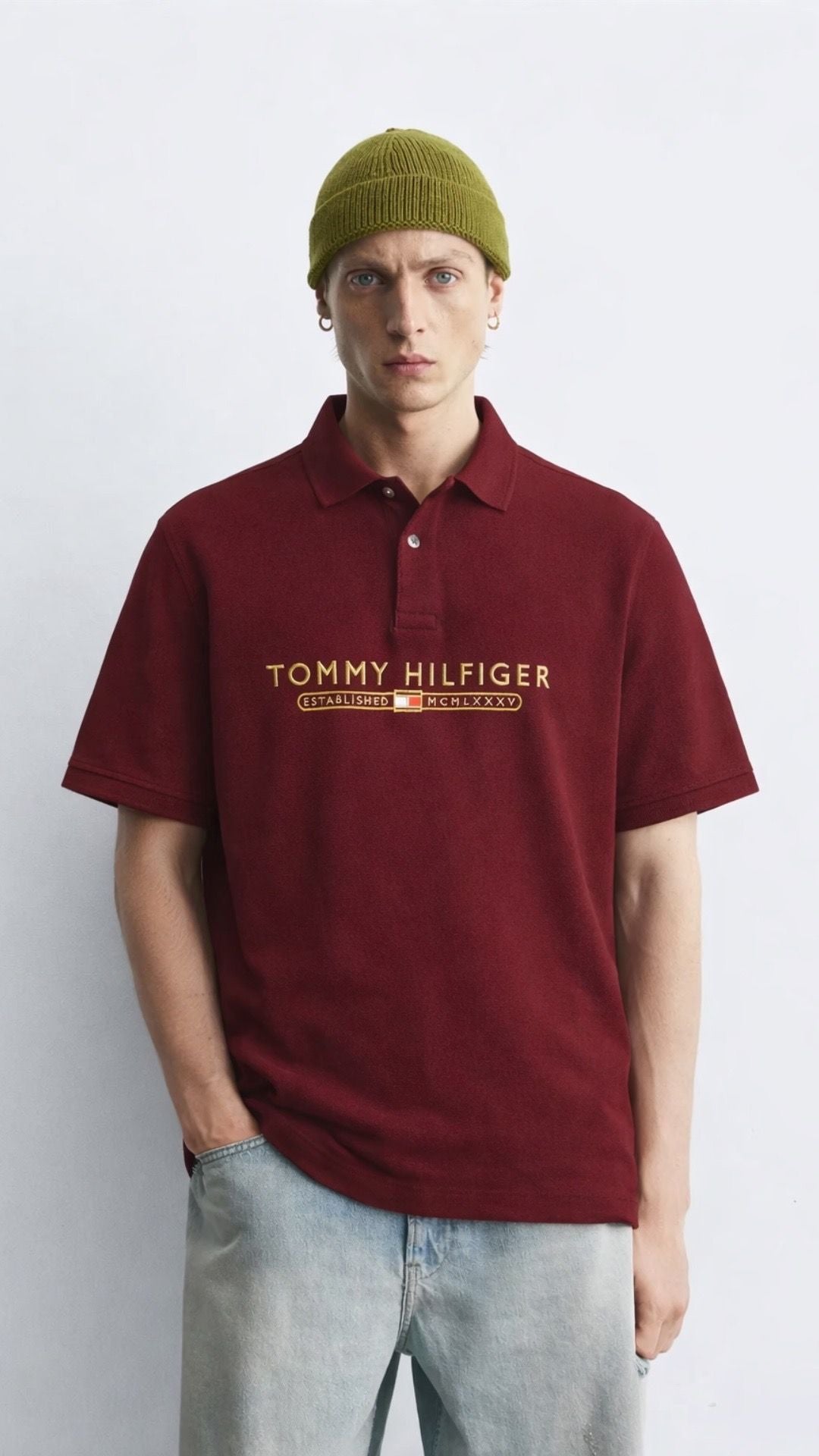 T Premium Polo – Cherry