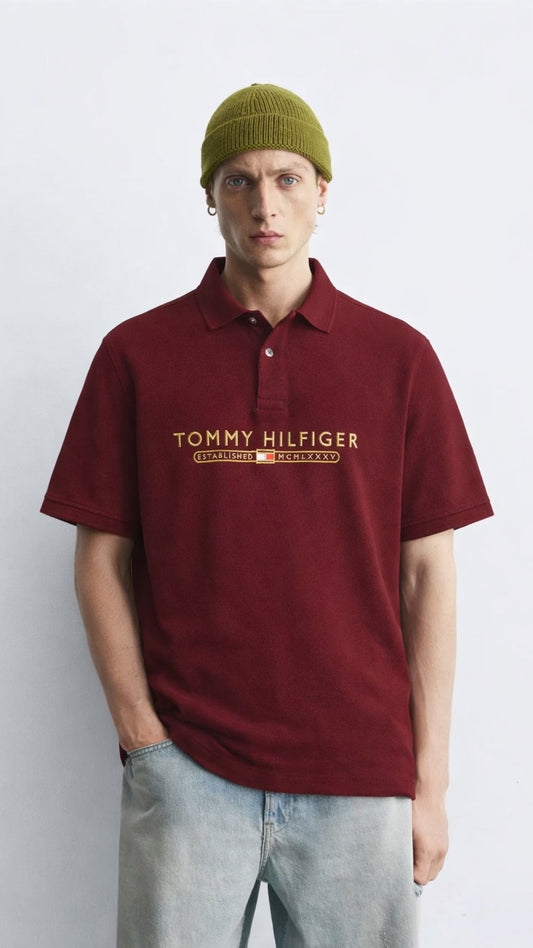 T Premium Polo – Cherry