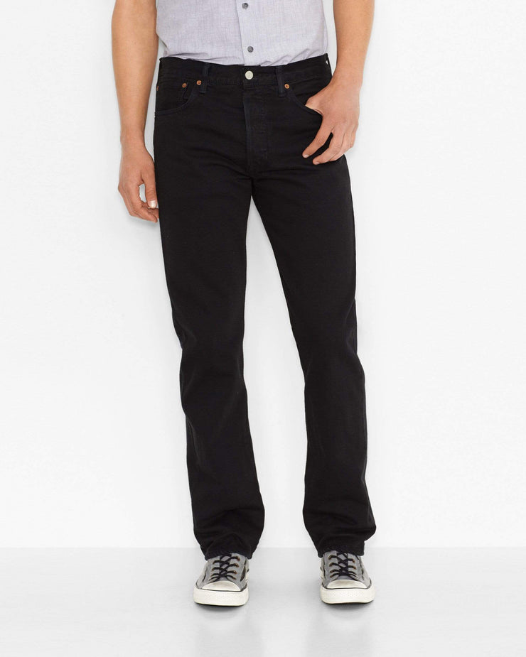 Lev-Jet Black Denim Loose Fit