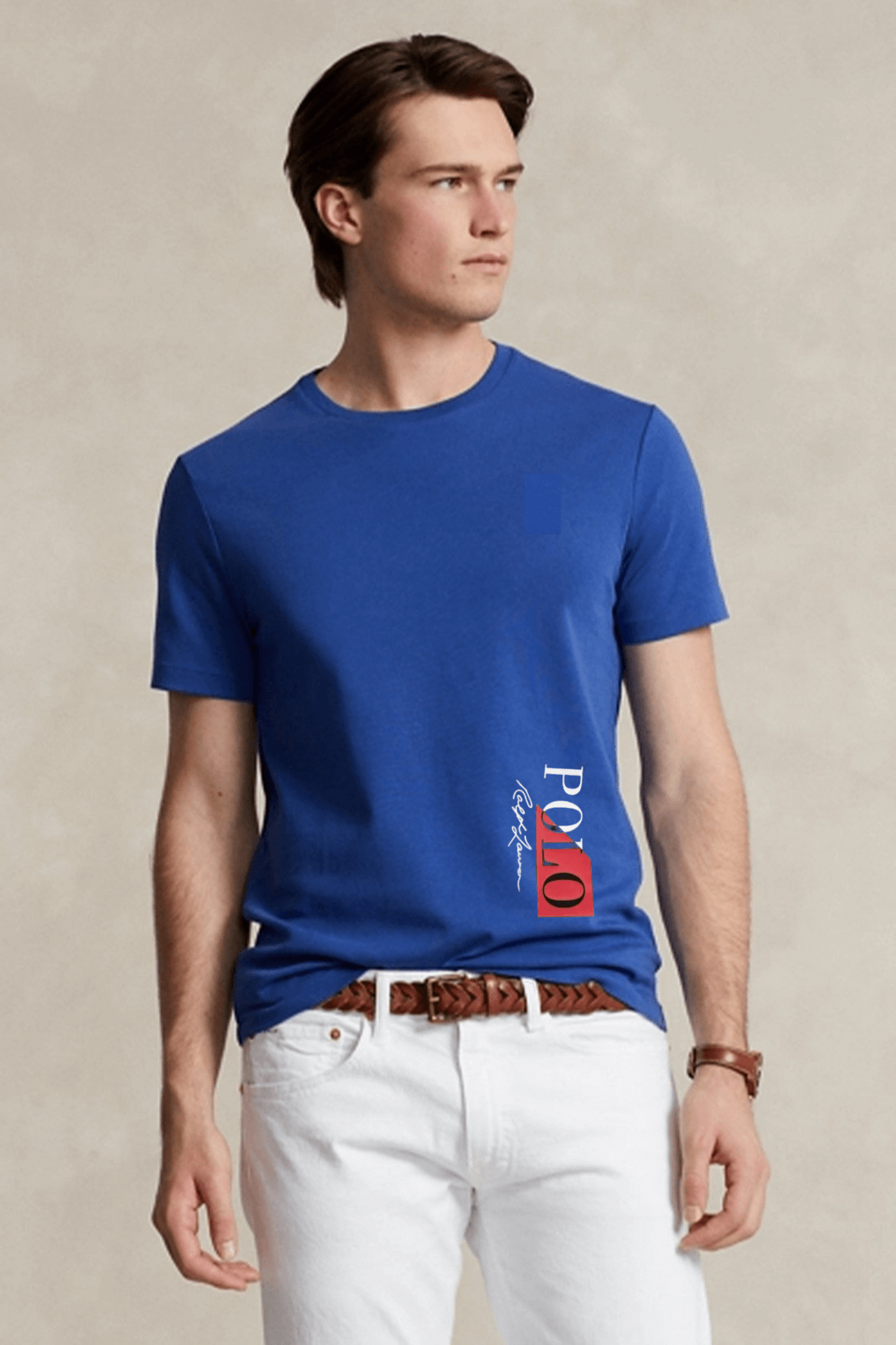 P-R Cotton R-Blue T-Shirt