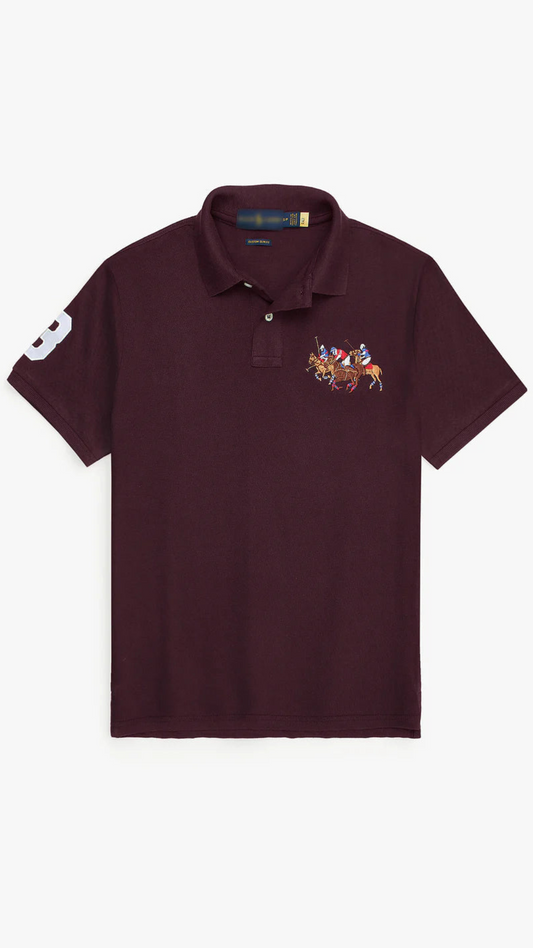 P-Essential Polo Cherry