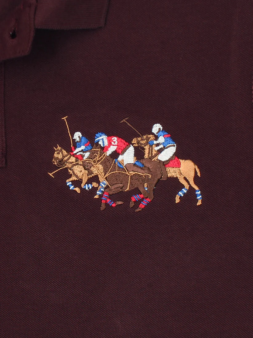 P-Essential Polo Cherry