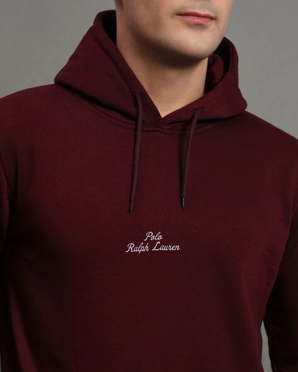 P-S-P EMBROIDERY HOODIE MAROON