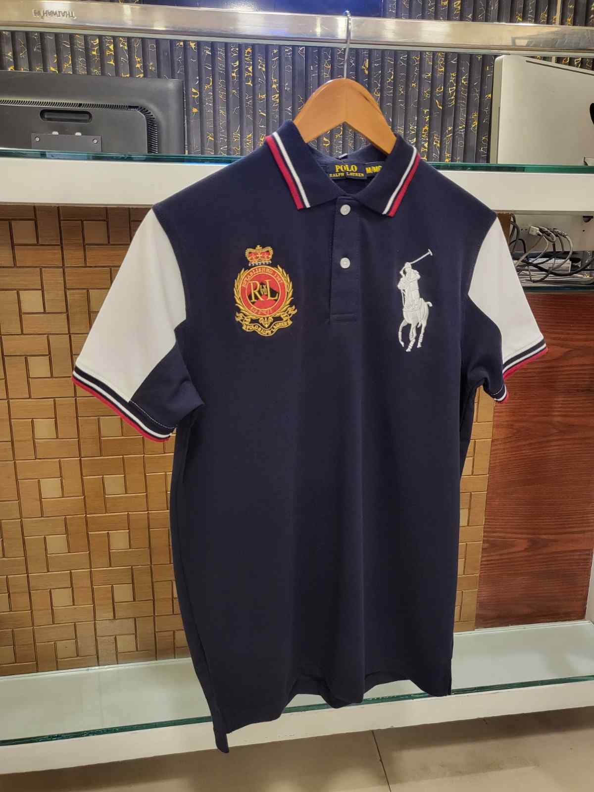 R-Essential Polo Navy