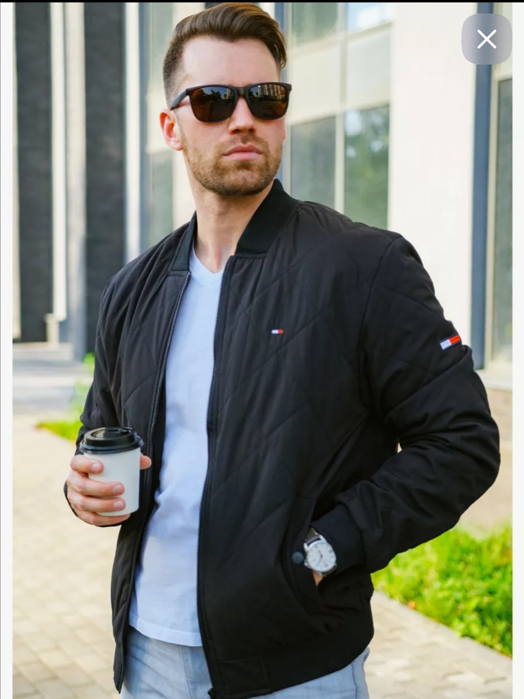 T-Premium Diamond Jacket Black