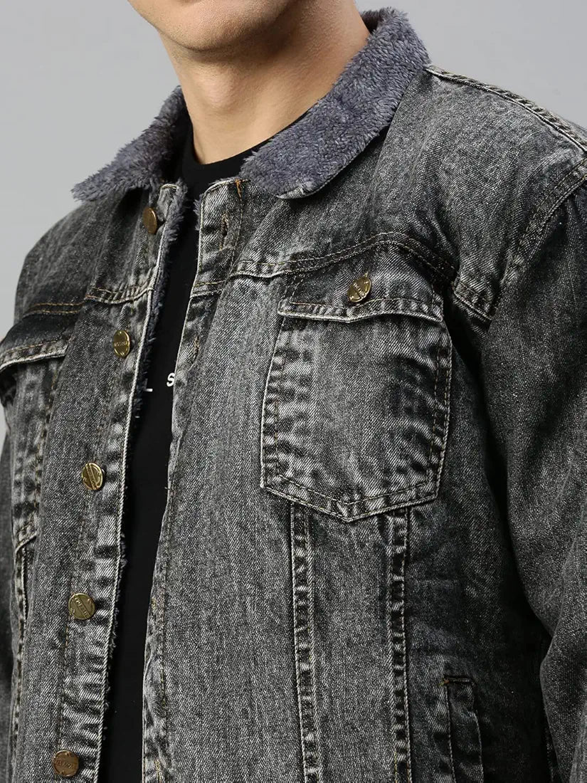 Denim Jacket Ice Black