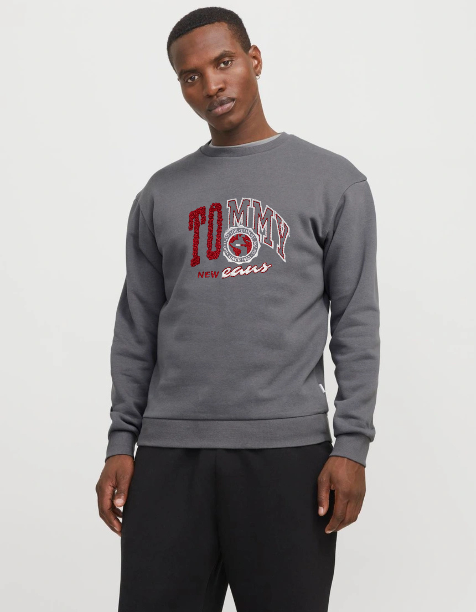 TH-Towel Emb Exclusive Sweatshirt(Grey)