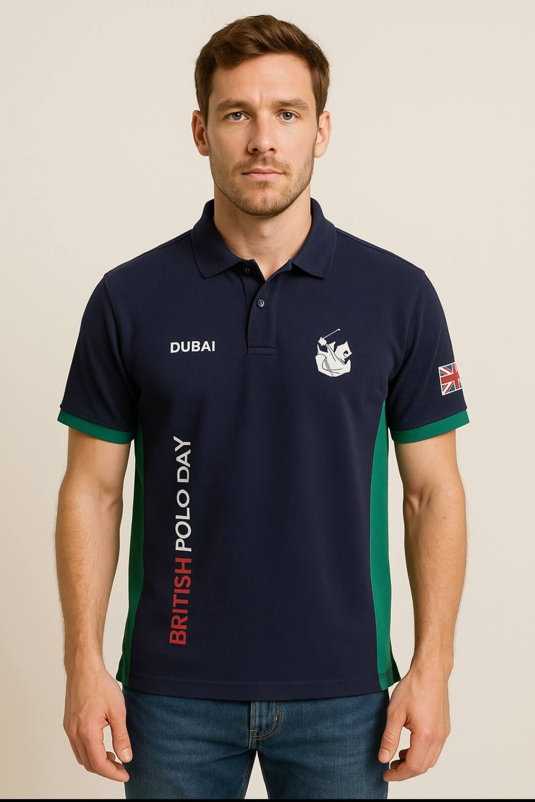 HKT-PANEL POLO BLUE/GREEN