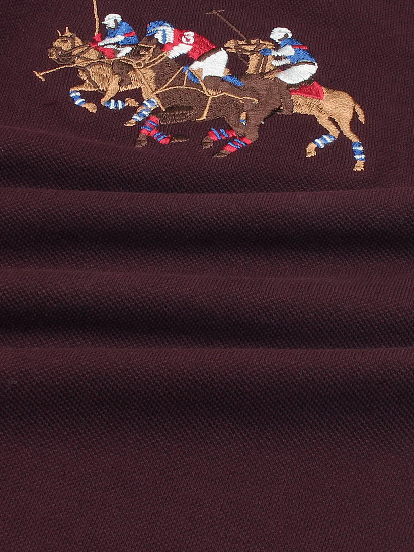 P-Essential Polo Cherry