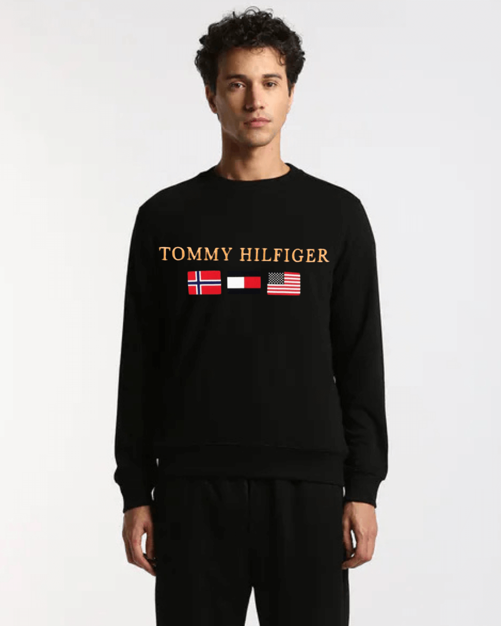 TH-EMB PREMIUM SWEATSHIRT BLACK