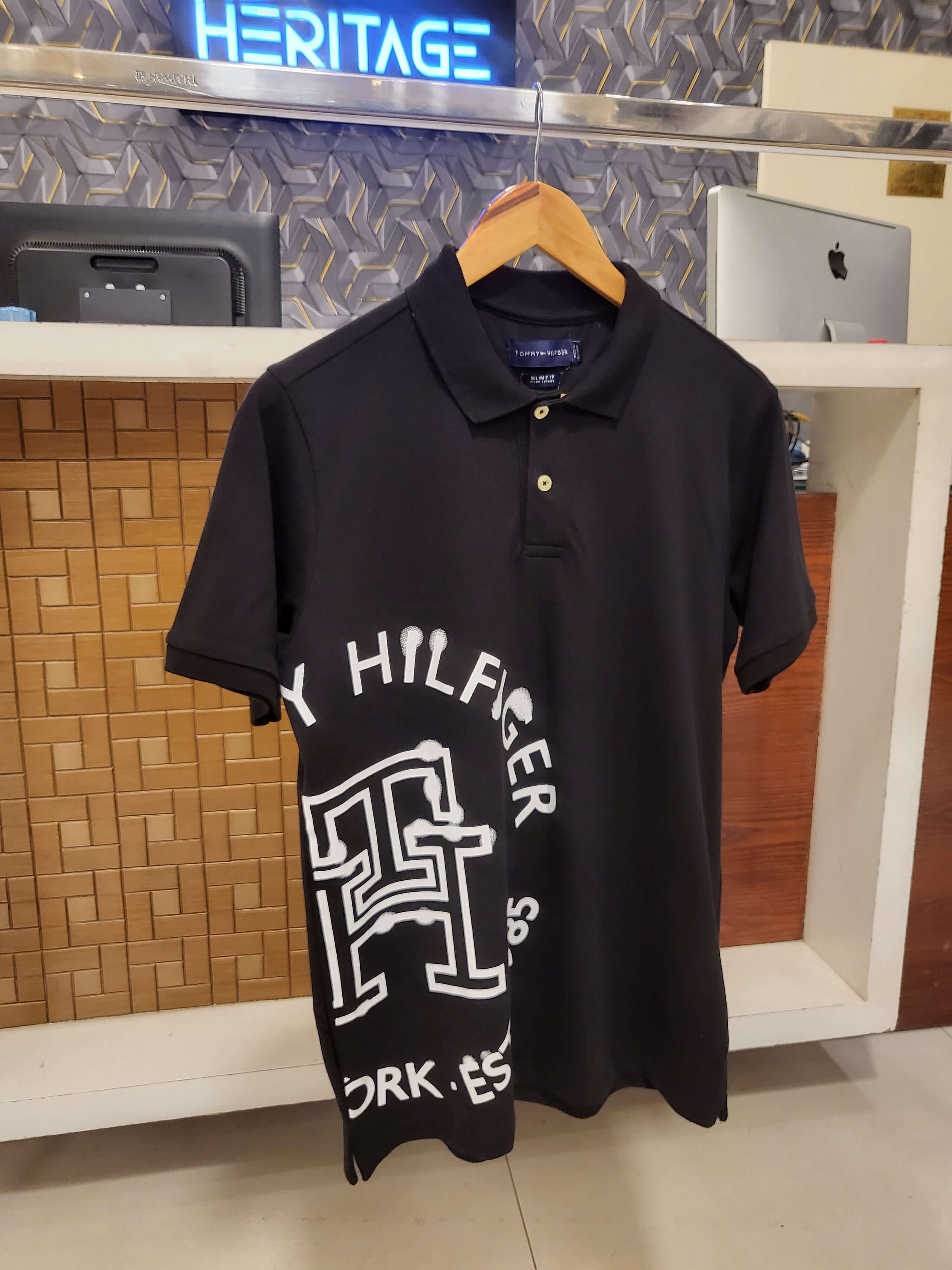 TH-Premium Mono Polo Black