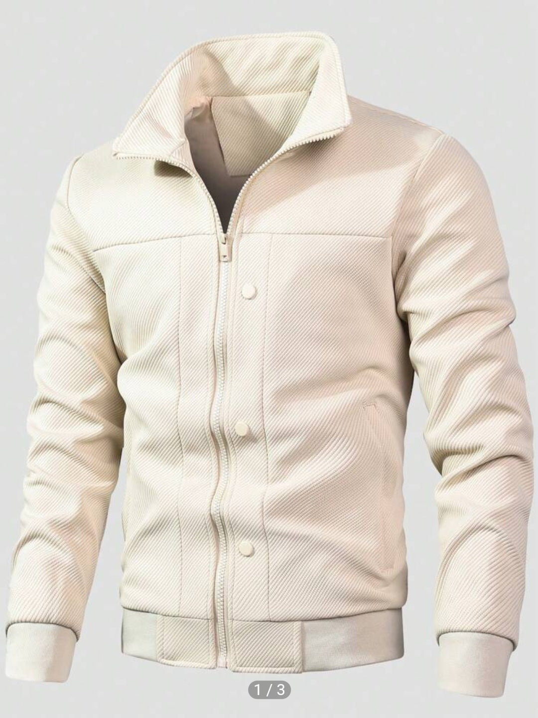 Premium Jacket-01 Stone White