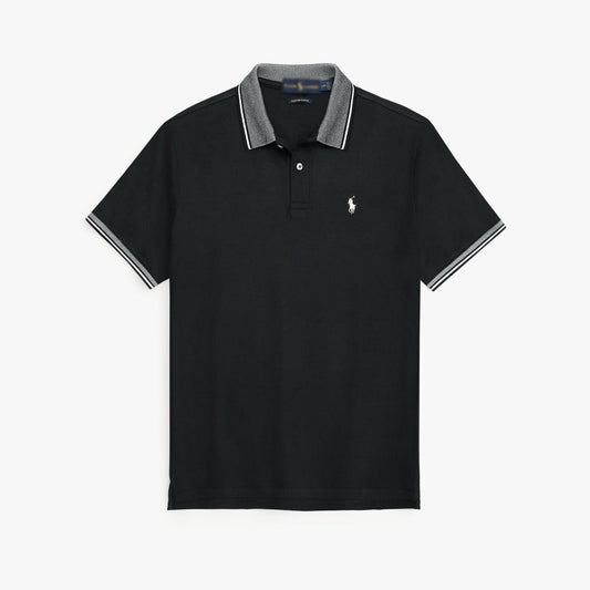 Prl-Basic Polo Tipping Black