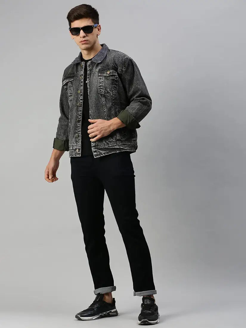 Denim Jacket Ice Black