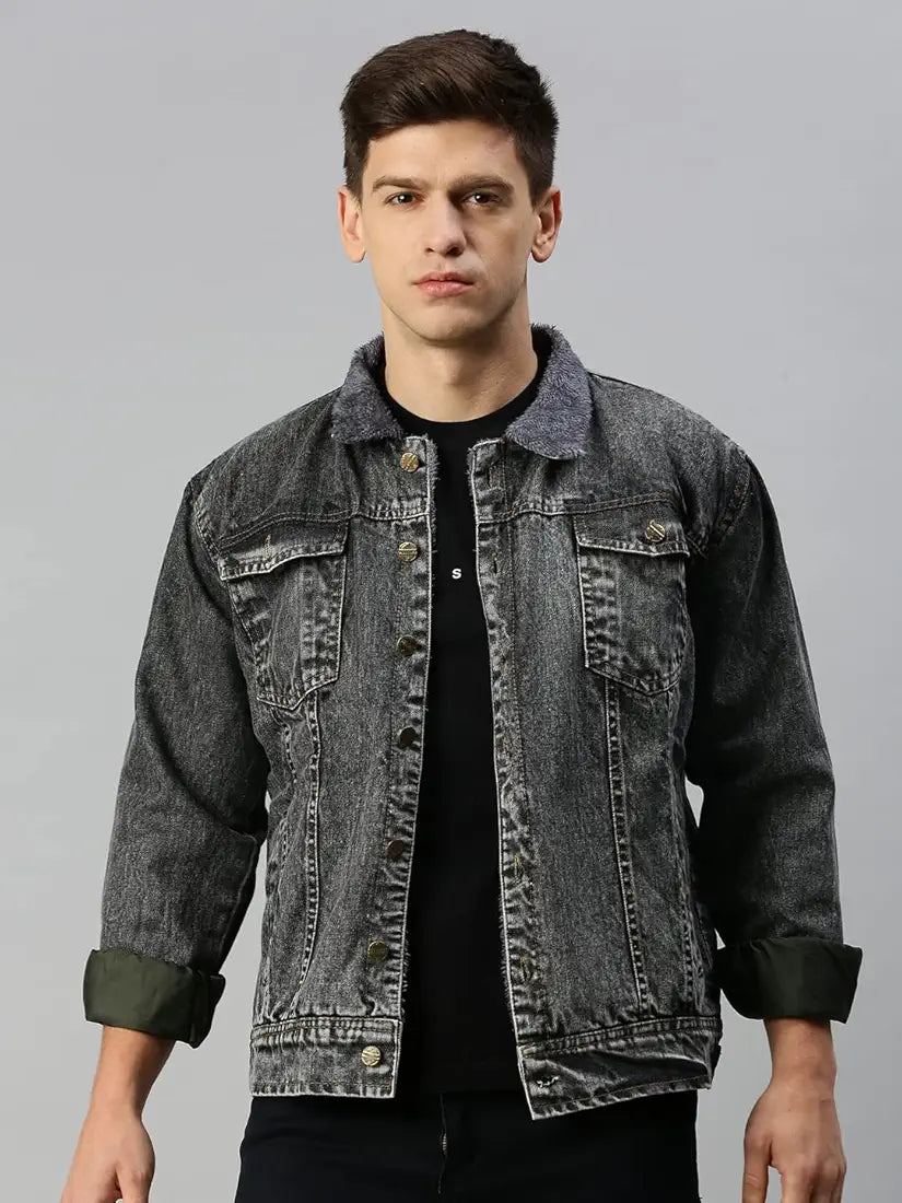 Denim Jacket Ice Black