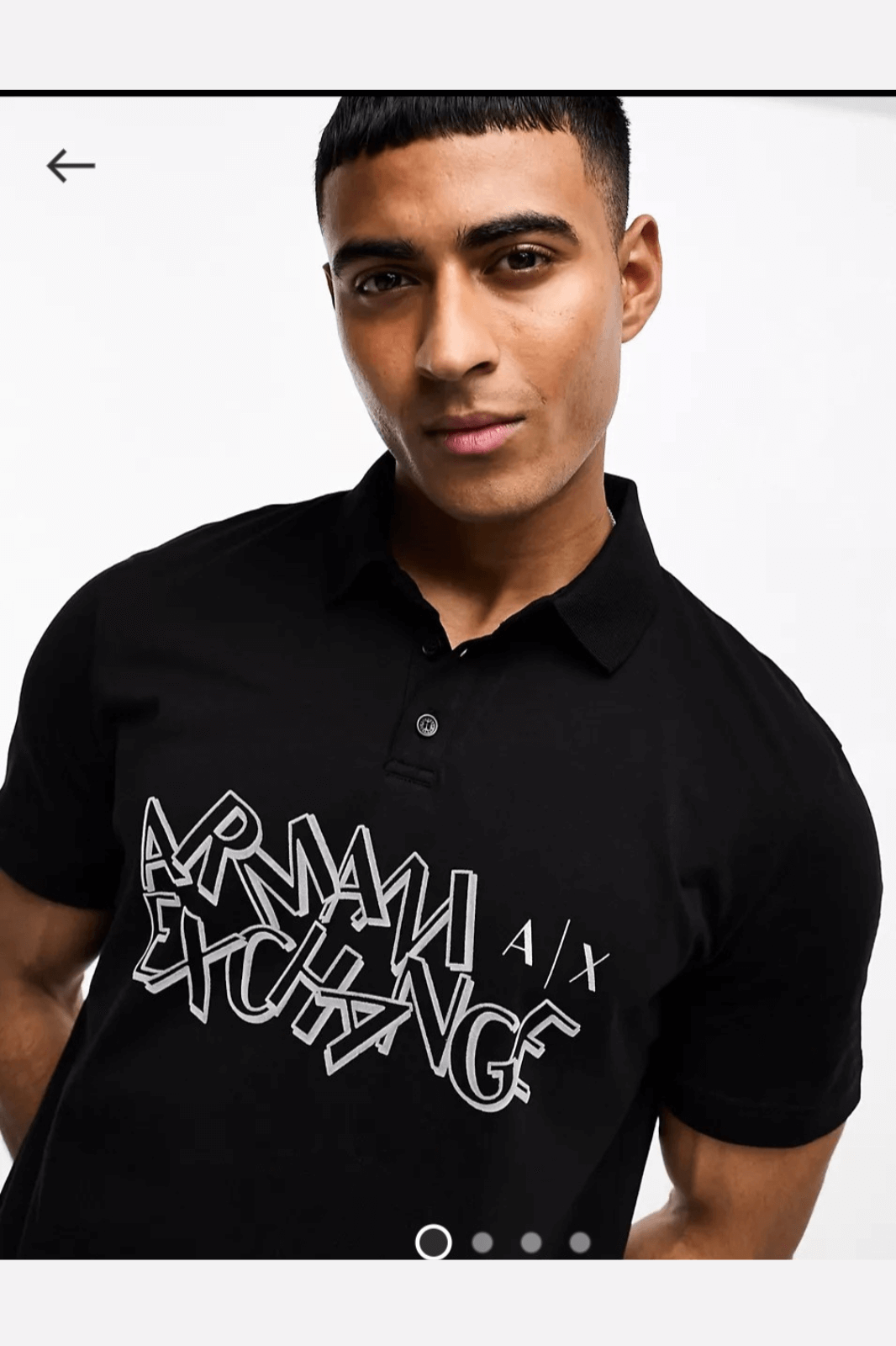 A-A Essential Polo Jet Black