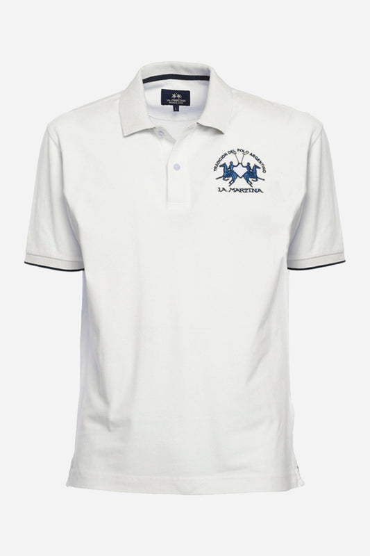 La-M-Premium Polo White