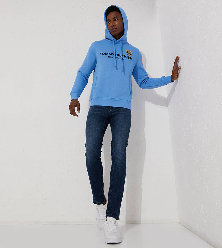 T-ESSENTIAL HOODIE SKY BLUE